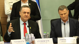 שר הביטחון ישראל כ"ץ בוועדת החוץ והביטחון