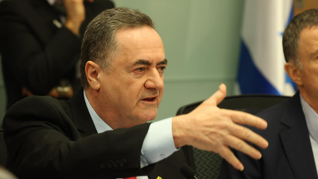 שר הביטחון ישראל כ"ץ בוועדת החוץ והביטחון