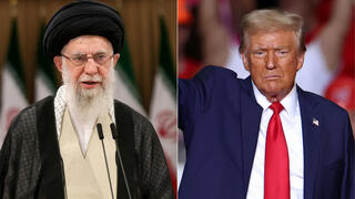 Iran's supreme leader Ayatollah Ali Khamenei, Donald Trump 