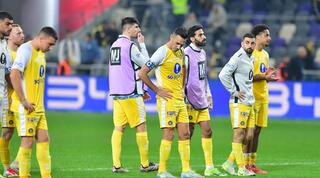 שחקני מכבי תל אביב מאוכזבים