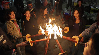 מחאה למען השבת החטופים בדרך בגין, תל אביב