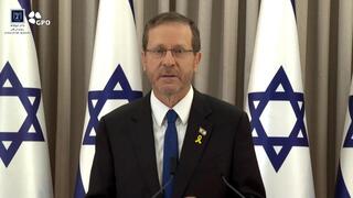 נשיא המדינה יצחק הרצוג בהצהרה לאור החתימה על עסקה לשחרור החטופים