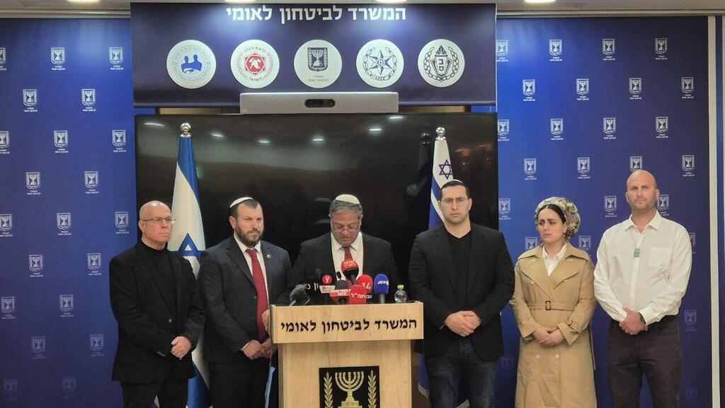 איתמר בן גביר בהצהרה