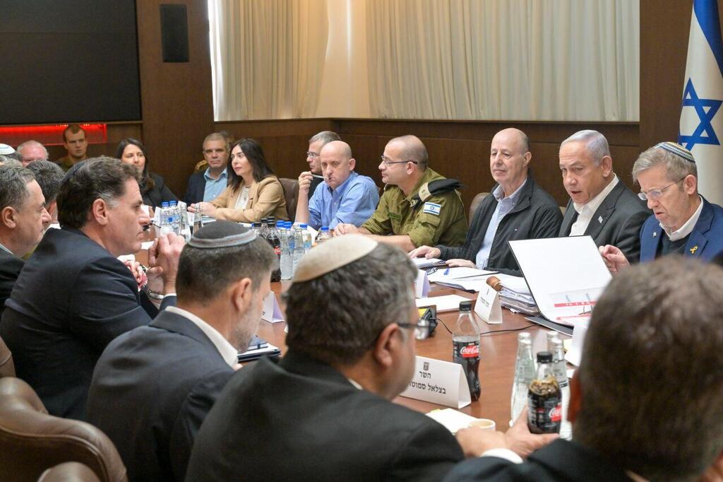 ראש הממשלה בנימין נתניהו בוועדת השרים לענייני ביטחון לאומי