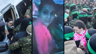 החטופות עוברות לידי הצלב האדום