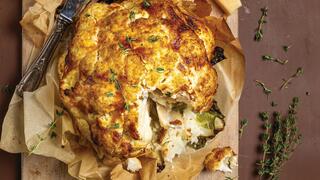 כרובית בתנור במילוי גבינות 