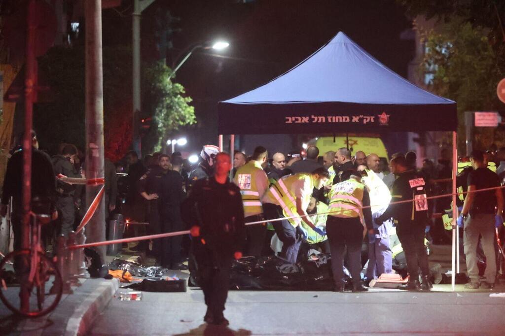 הזירה בה התרחש פיגוע הדקירה בנחלת בנימין