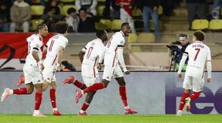 שחקני מונאקו חוגגים