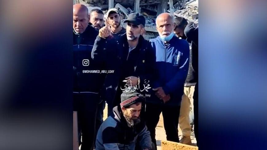 חוסיין פיאד, מפקד גדוד בית חאנון של חמאס, שלפי דיווח צה"ל חוסל במרחב תת קרקעי בג'באליה במאי האחרון  הופיע באחת ההלוויות בצפון הרצועה