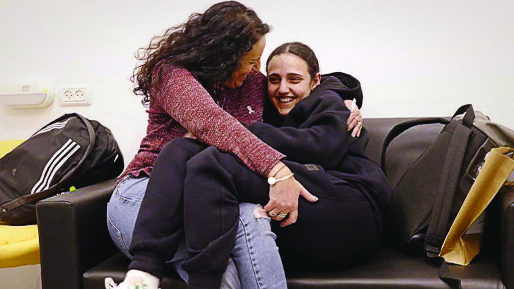 עם אמא מירב. כמו לידה בפעם השנייה