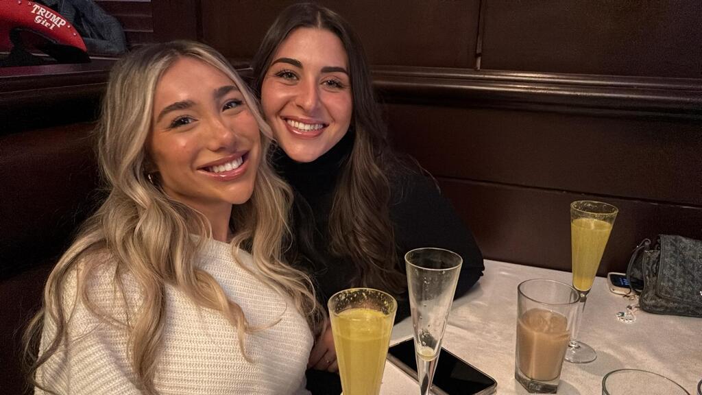 Jaymes Laganas (L) with a friend 