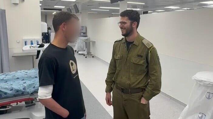 קצין השריון, סרן א', שנטרל את המחבל בנחלת בנימין