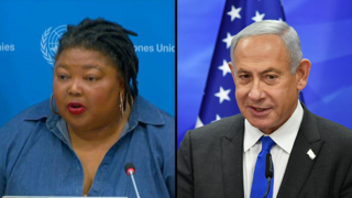 ד"ר טלאלנג מופוקנג שליחה שליחת או"ם דרום אפריקה זכות בריאות וביבי בנימין נתניהו