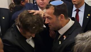 יוסי דגן מברך את נשיא ארגנטינה