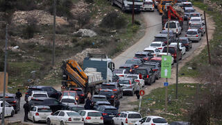 פקקים בגדה, יהודה ושומרון בגלל מחסומים של צה"ל בעקבות מבצע חומת ברזל