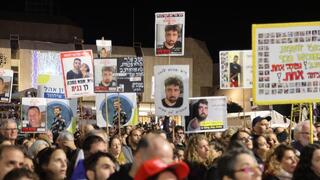 עצרת להחזרת החטופים בכיכר