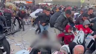 ירי לעבר עקורים בצפון הרצועה