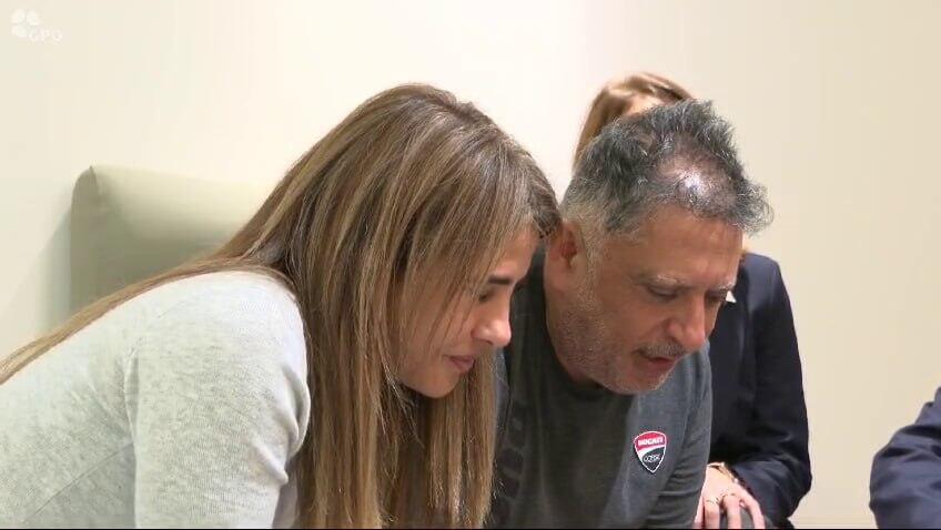 ראש הממשלה נתניהו עם הוריה של לירי אלבג, שירה ואלי