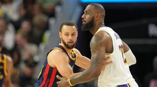 לברון ג'יימס מול סטף קרי