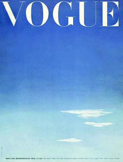 Обложка журнала Vogue в октябре 1945 года 