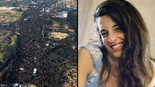 עקורים עזתים מתאספים ליד ציר נצרים, ממתינים לאפשרות לחזור צפונה