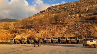 הקמת מוצבים ארעיים והשתיות בחרמון הסורי