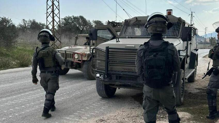 לוחמי מג"ב איו"ש הוקפצו לגבול לבנון