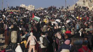 חזרת העקורים הפלסטינים לצפון רצועת עזה