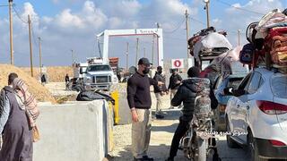 כוחות מצריים במעבר מדרום לצפון רצועת עזה