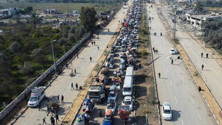חזרת העקורים הפלסטינים לצפון רצועת עזה