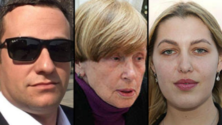 מימין: דיאנה קמלובה, ולנטינה בלנקי ועו"ד אלכס שוד