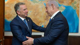 ראש הממשלה בנימין נתניהו נפגש בלשכתו עם שליחו המיוחד של נשיא ארצות-הברית למזרח-התיכון, סטיב וויטקוף