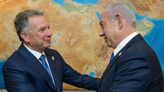 ראש הממשלה בנימין נתניהו נפגש בלשכתו עם שליחו המיוחד של נשיא ארצות-הברית למזרח-התיכון, סטיב וויטקוף