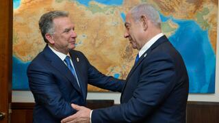 ראש הממשלה בנימין נתניהו נפגש בלשכתו עם שליחו המיוחד של נשיא ארצות-הברית למזרח-התיכון, סטיב וויטקוף