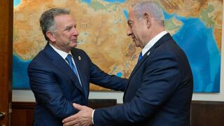 ראש הממשלה בנימין נתניהו נפגש בלשכתו עם שליחו המיוחד של נשיא ארצות-הברית למזרח-התיכון, סטיב וויטקוף