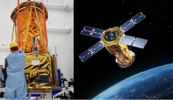 The two test satellites during pre-launch preparations (Photo: Mohammed Bin Rashid Space Center) The two test satellites during pre-launch preparations