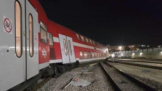 רכבת שירדה מהפסים בבאר שבע בתאריך 28.01.25