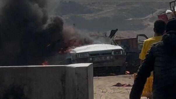 IDF strike in Nuseirat 