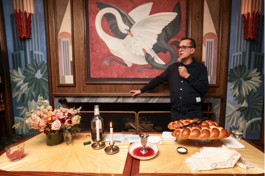 סטיבן קולב, מנכ"ל CFDA, בקבלת השבת החגיגית