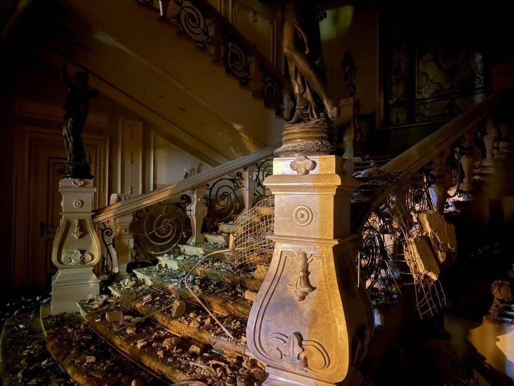Russian missile damages the Bristol hotel in Odessa