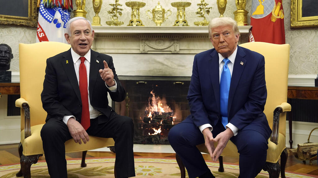 ראש הממשלה בנימין נתניהו נפגש עם נשיא ארה"ב דונלד טראמפ בבית הלבן