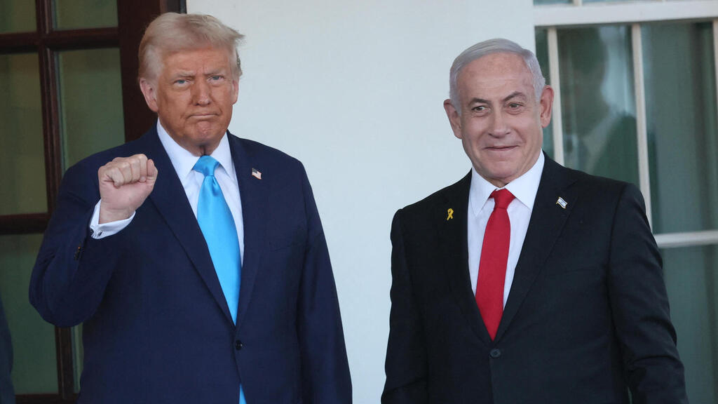 ראש הממשלה בנימין נתניהו נפגש עם נשיא ארה"ב דונלד טראמפ בבית הלבן