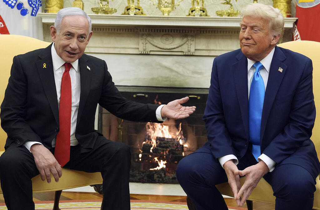 ראש הממשלה בנימין נתניהו נפגש עם נשיא ארה"ב דונלד טראמפ בבית הלבן