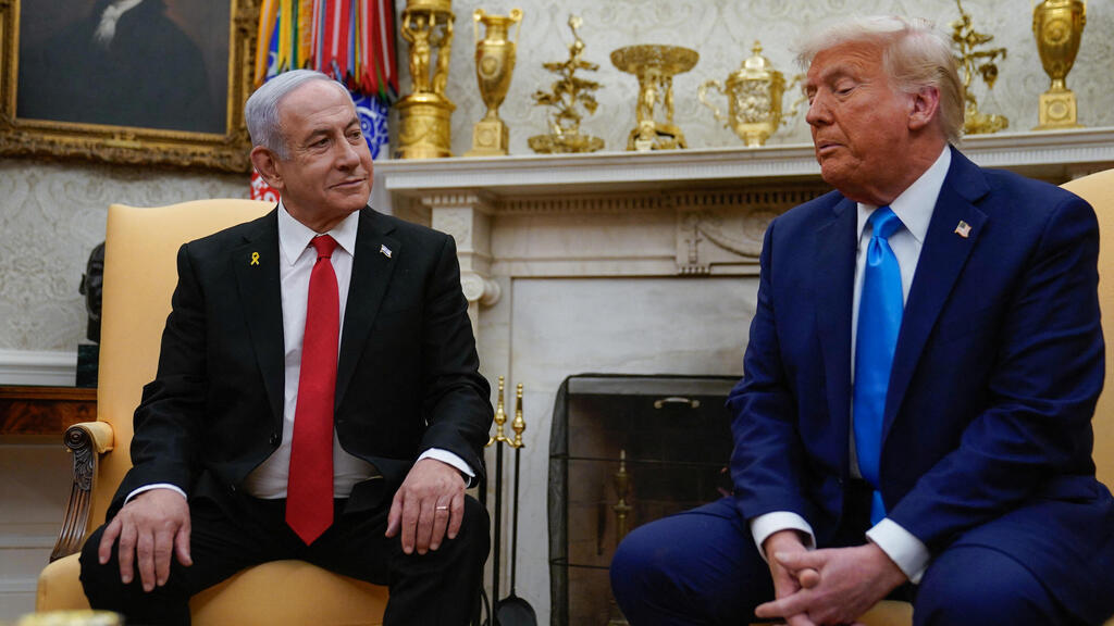 ראש הממשלה בנימין נתניהו נפגש עם נשיא ארה"ב דונלד טראמפ בבית הלבן