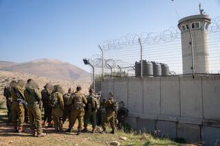 פעילות כוחות צה״ל בזירת האירוע בחסם תייסיר