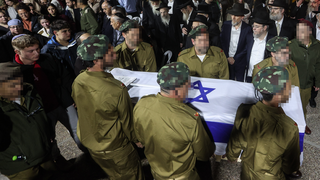 הלווייתו של רס"ם (במיל') אברהם צבי צביקה פרידמן ז"ל בבית העלמין עין הנציב