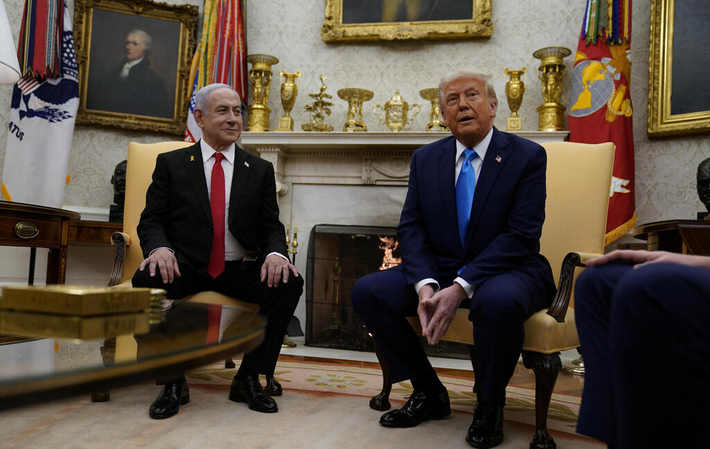 ראש הממשלה בנימין נתניהו נפגש עם נשיא ארה"ב דונלד טראמפ בבית הלבן