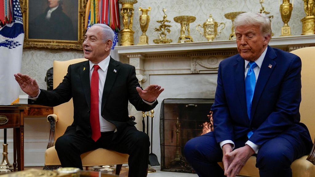ראש הממשלה בנימין נתניהו נפגש עם נשיא ארה"ב דונלד טראמפ בבית הלבן