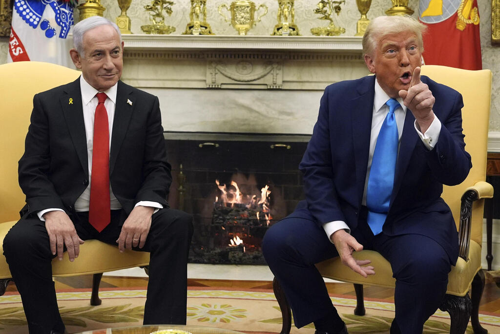 ראש הממשלה בנימין נתניהו נפגש עם נשיא ארה"ב דונלד טראמפ בבית הלבן
