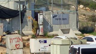 זירת אירוע הירי במחסום תייסיר, צפון השומרון